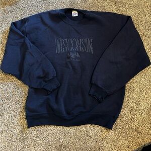 Jerzees Kids Navy Sweatshirt
